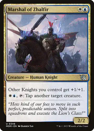 Marshal of Zhalfir - mom Spoiler