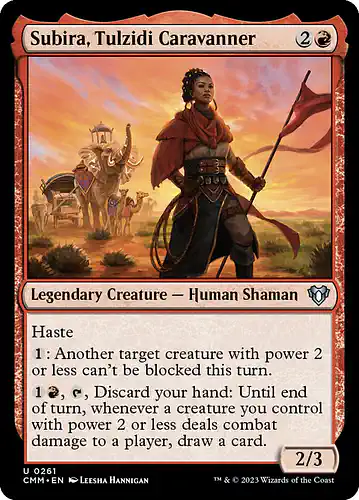 Subira, Tulzidi Caravanner - cmm Spoiler