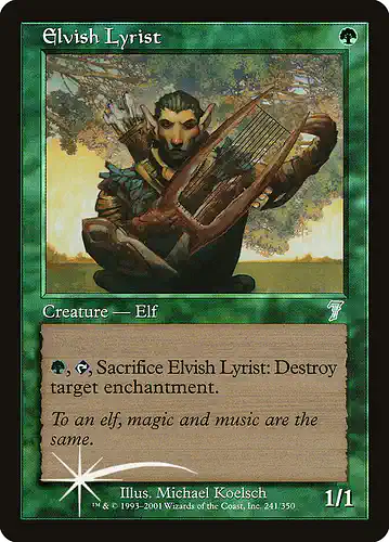 Elvish Lyrist - 7ed Spoiler