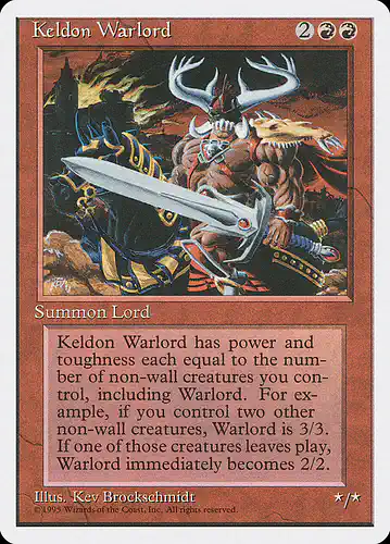 Keldon Warlord - 4ed Spoiler