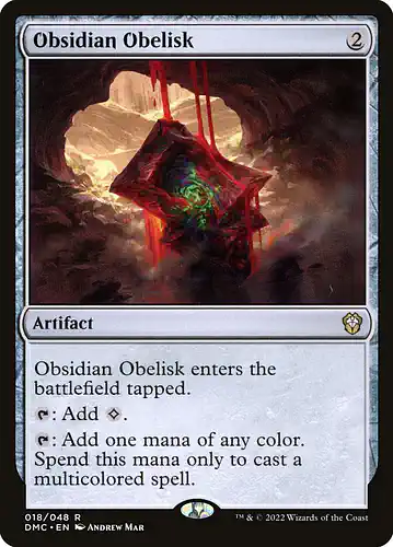 Obsidian Obelisk - dmc Spoiler