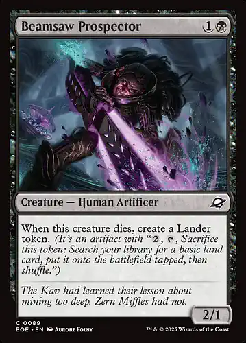 Beamsaw Prospector - eoe Spoiler