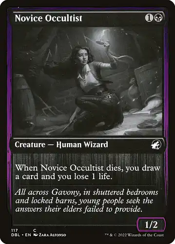 Novice Occultist - dbl Spoiler