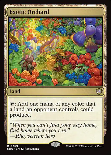 Exotic Orchard - soc Spoiler