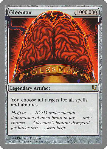 Gleemax - unh Spoiler