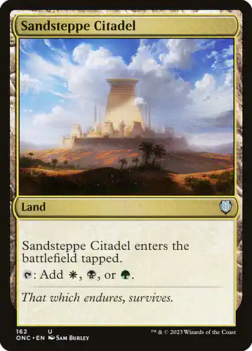 Sandsteppe Citadel - onc Spoiler