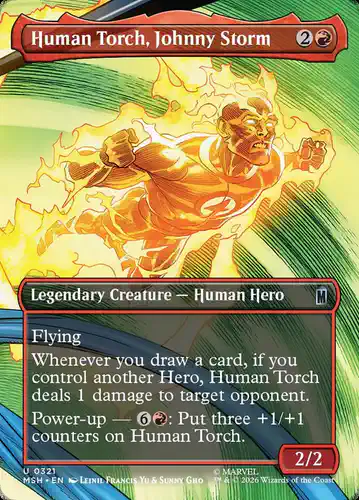 Human Torch, Johnny Storm - msh Spoiler