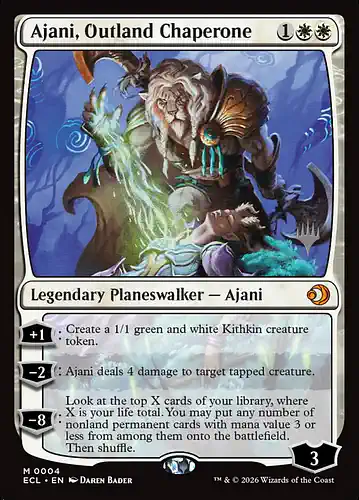 Ajani, Outland Chaperone - ecl Spoiler