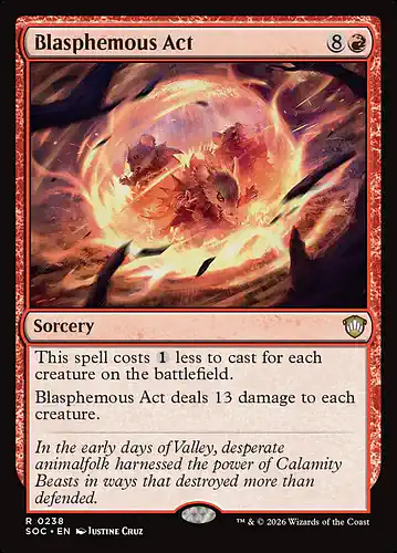 Blasphemous Act - soc Spoiler