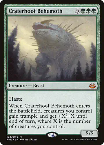 Craterhoof Behemoth - mm3 Spoiler