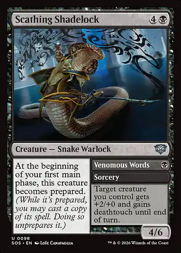 Scathing Shadelock - sos Spoiler