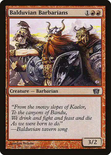 Balduvian Barbarians - 8ed Spoiler