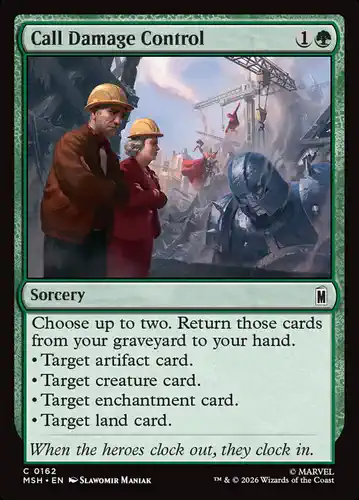Call Damage Control - msh Spoiler