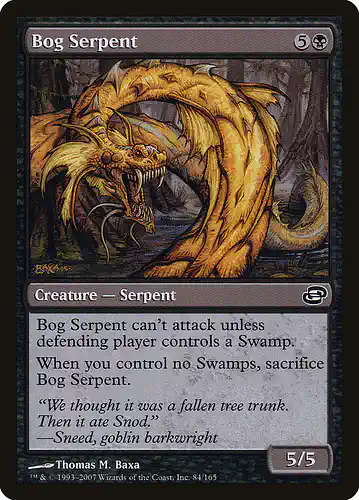 Bog Serpent - plc Spoiler