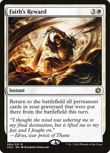 Faith's Reward - cn2 Spoiler