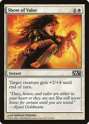 Show of Valor - m13 Spoiler