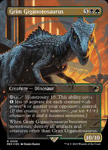 Grim Giganotosaurus - rex Spoiler