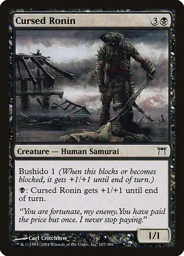 Cursed Ronin - chk Spoiler