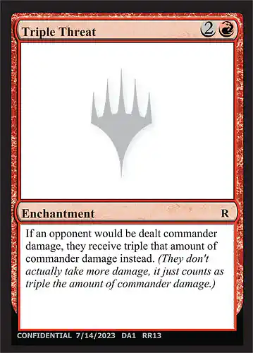 Triple Threat - unk Spoiler