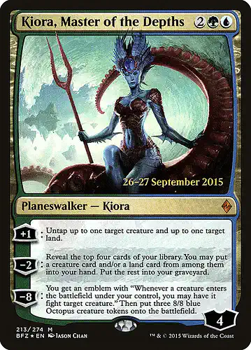 Kiora, Master of the Depths - bfz Spoiler