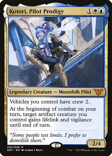 Kotori, Pilot Prodigy - nec Spoiler