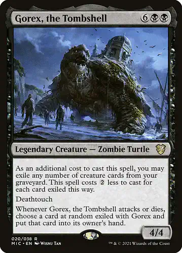 Gorex, the Tombshell - mic Spoiler