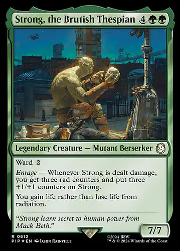 Strong, the Brutish Thespian - pip Spoiler