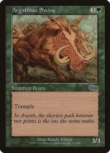 Argothian Swine - usg Spoiler