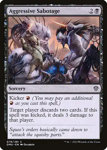 Aggressive Sabotage - dmu Spoiler