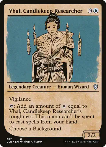 Vhal, Candlekeep Researcher - clb Spoiler