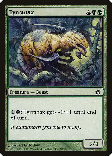 Tyrranax - 5dn Spoiler