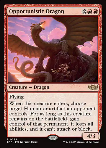 Opportunistic Dragon - tdc Spoiler