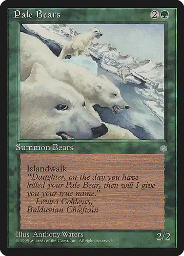 Pale Bears - ice Spoiler