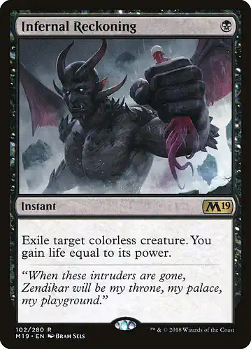 Infernal Reckoning - m19 Spoiler