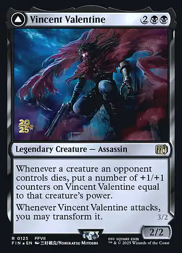 Vincent Valentine - fin Spoiler