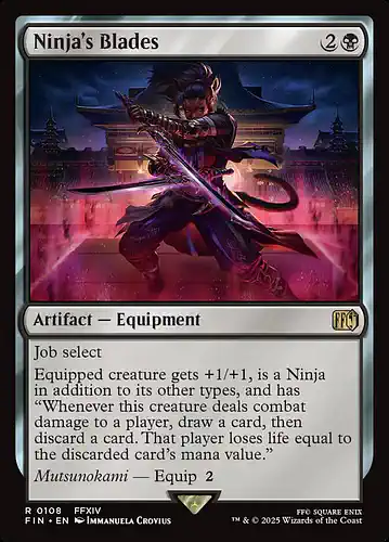 Ninja's Blades - fin Spoiler
