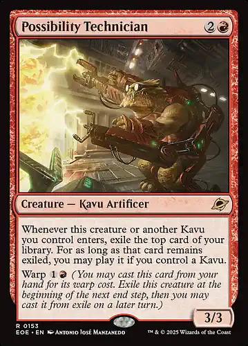 Possibility Technician - eoe Spoiler