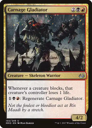 Carnage Gladiator - mm3 Spoiler