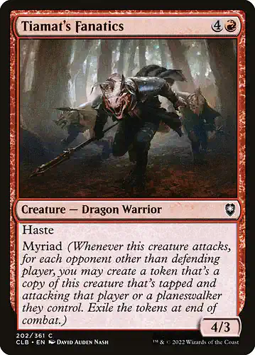 Tiamat's Fanatics - clb Spoiler