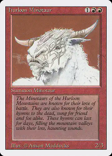 Hurloon Minotaur - 3ed Spoiler