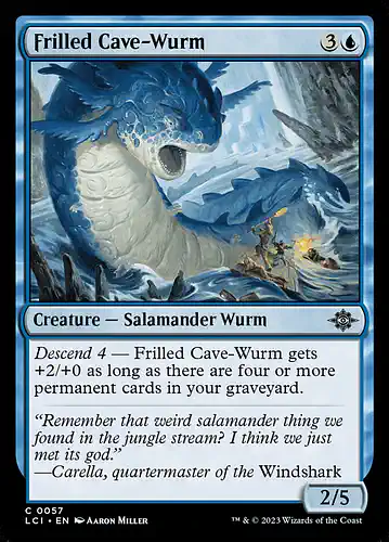 Frilled Cave-Wurm - lci Spoiler