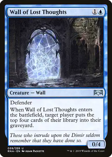 Wall of Lost Thoughts - rna Spoiler