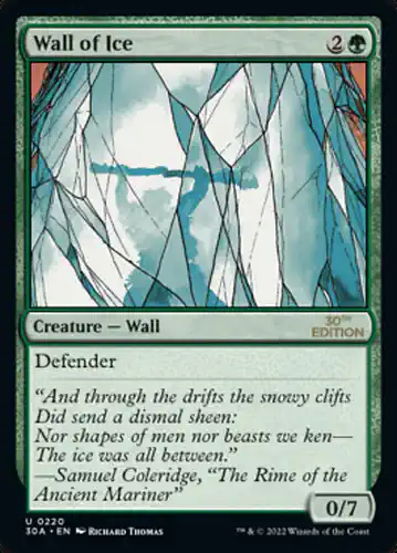 Wall of Ice - 30a Spoiler