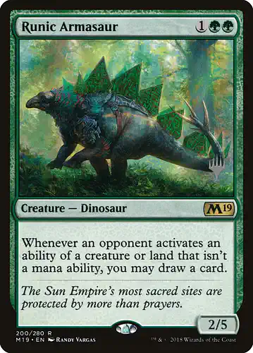 Runic Armasaur - m19 Spoiler