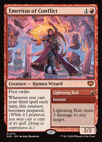 Emeritus of Conflict - sos Spoiler