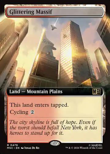 Glittering Massif - msc Spoiler