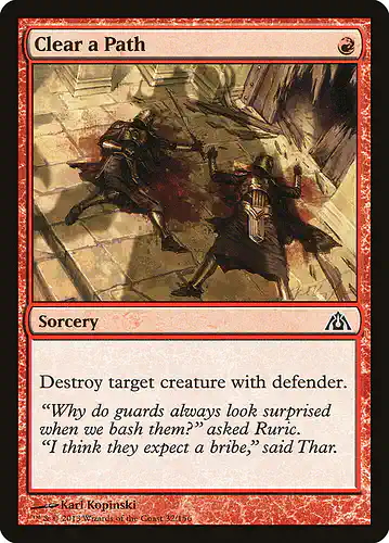 Clear a Path - dgm Spoiler