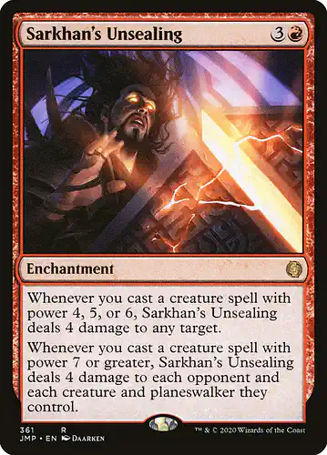 Sarkhan's Unsealing - jmp Spoiler
