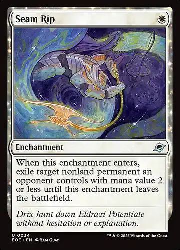 Seam Rip - eoe Spoiler