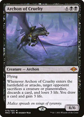 Archon of Cruelty - mh2 Spoiler